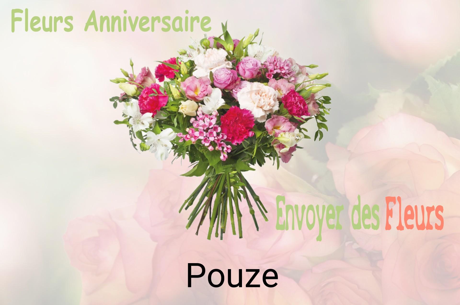 Bouquet de fleurs d’anniversaire livré à Pouze