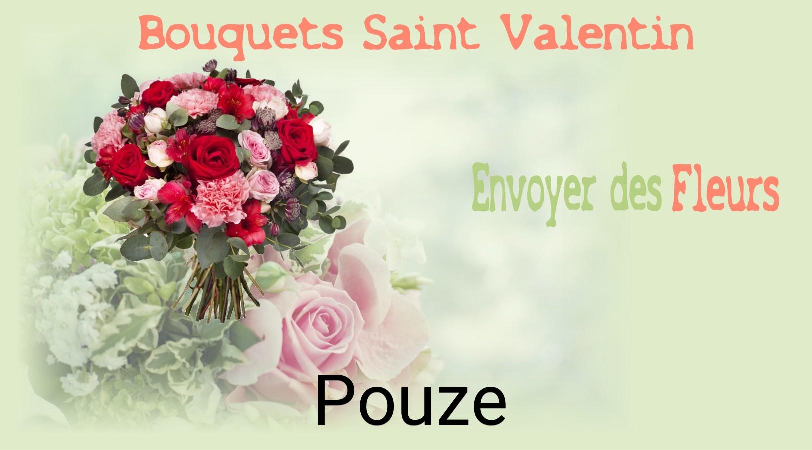 Roses de Saint-Valentin livrées à Pouze